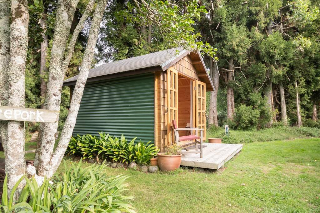 Aongatete Tui Ridge Eco Cabins מראה חיצוני תמונה